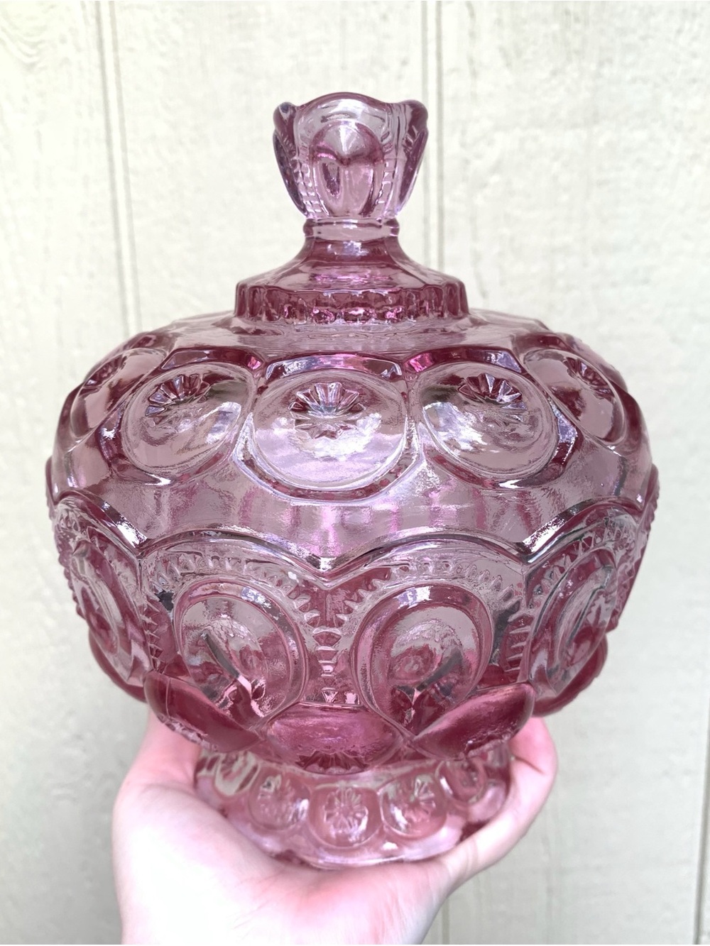 Weishar Moon and Stars Heather Bloom Candy Dish *READ*